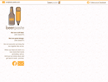 Tablet Screenshot of beer-paste.com